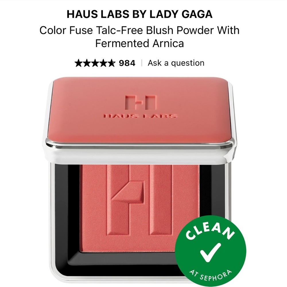 Haus Labs blush in shade French Rosette